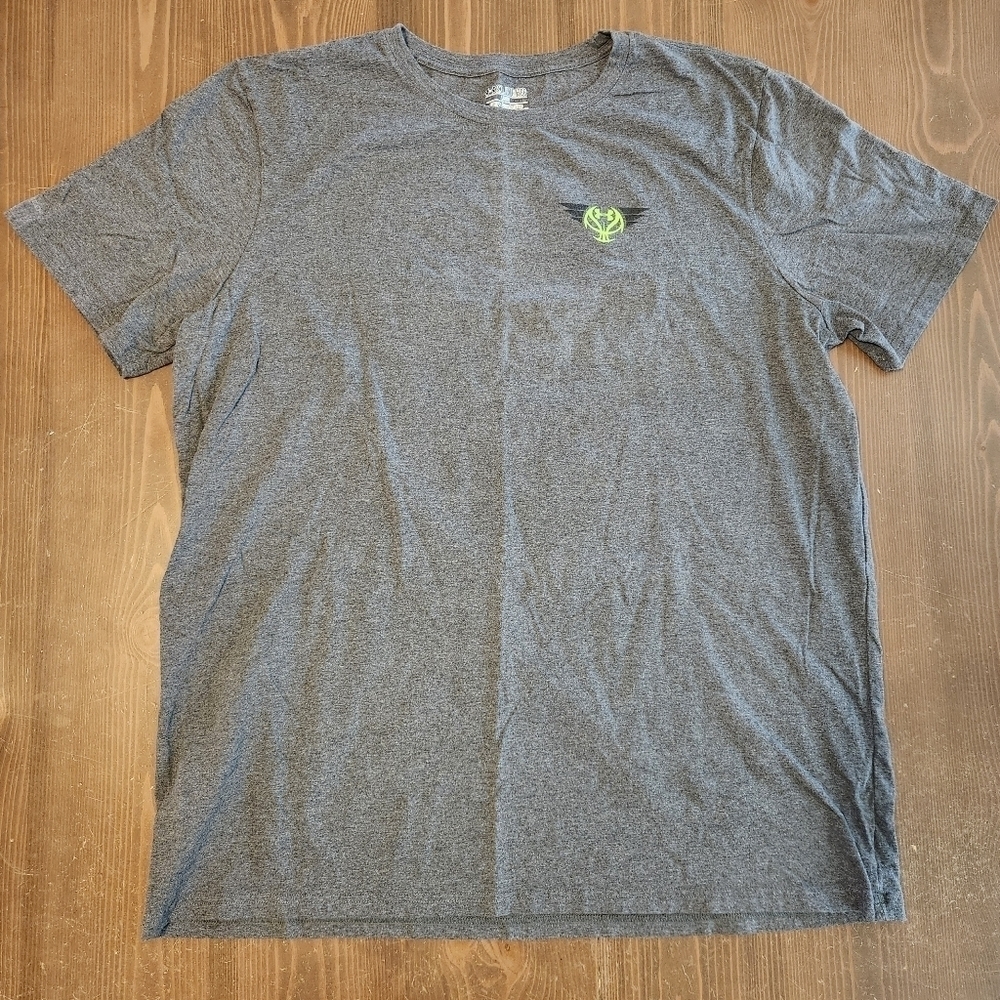 Under Armour Heat Gear T Shirt "In Ball We Trust" Mens Sz 2XL Gray Basketball T